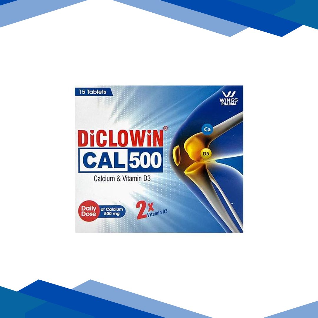DICLOWIN CAL 500 Tablet 15’s