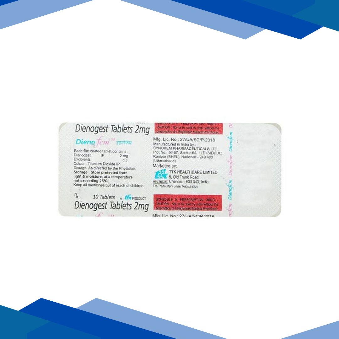 Dienofem 2mg Tablet 10’S