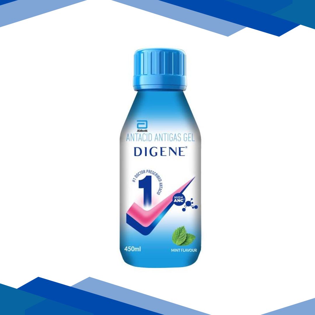 Digene Acidity & Gas Relief Gel – Mint Flavour 450 ml