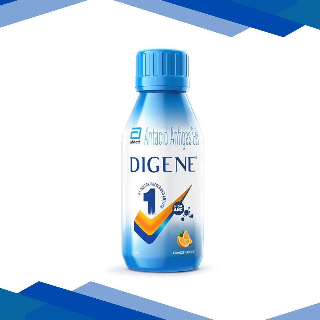 Digene Acidity & Gas Relief Gel – Orange Flavour 200 ml