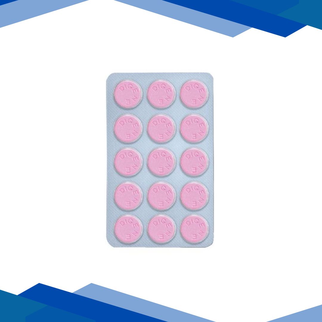 Digene Acidity & Gas Relief Tablets – Mint Flavour 15’s