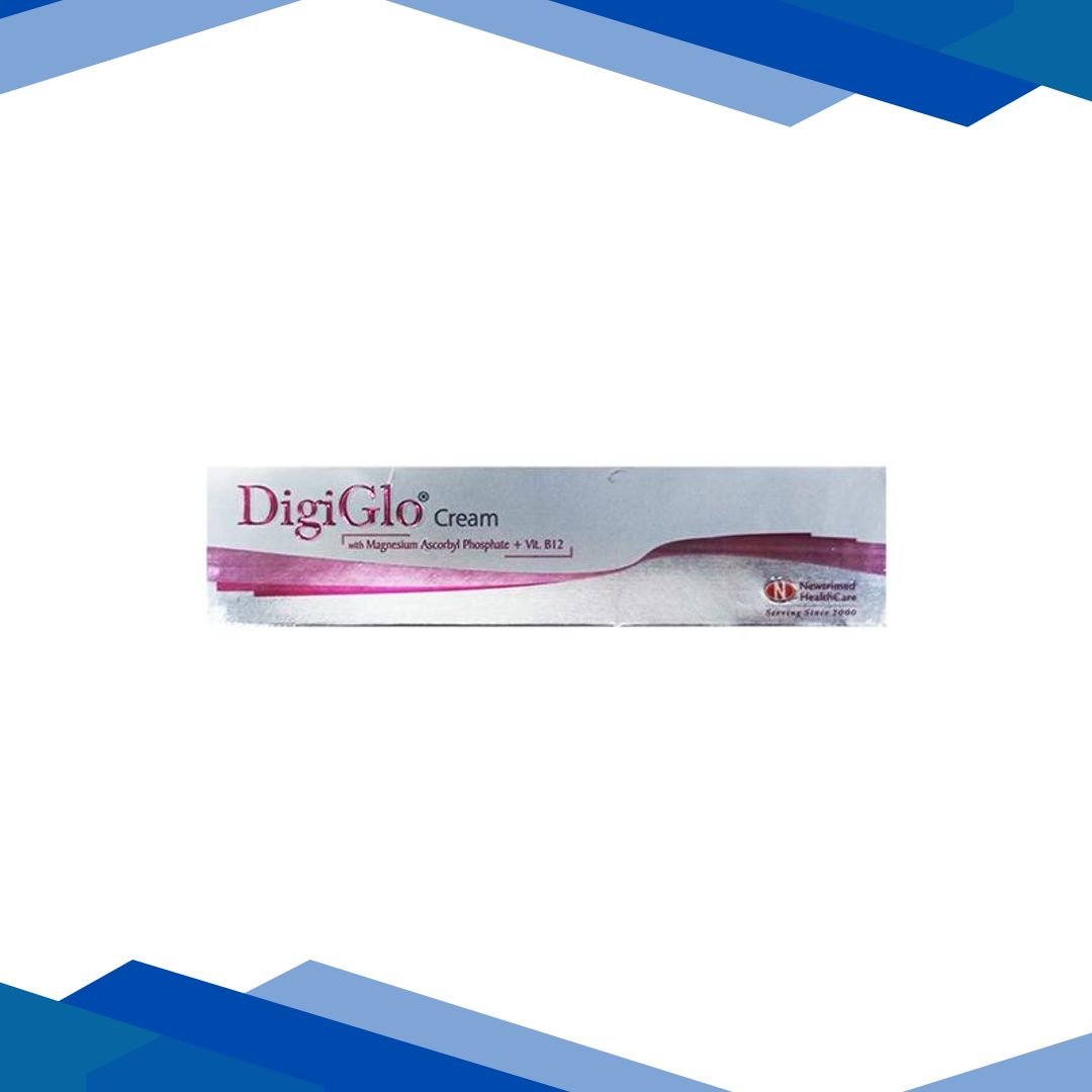DIGIGLO WITH MAGNESIUM ASCORBYL PHOSPHATE + VIT B12 Cream 20g