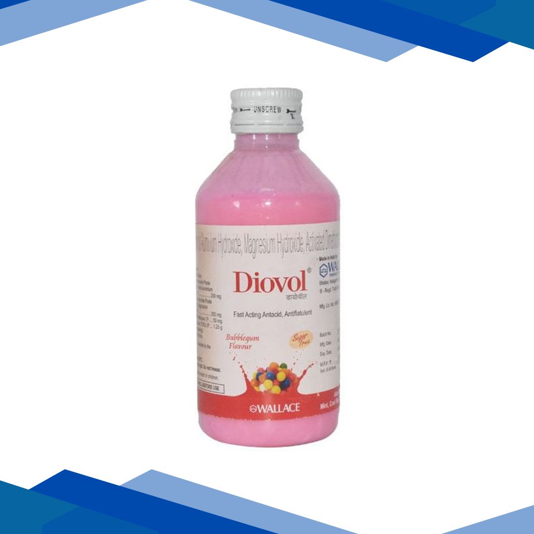 Diovol Sugar Free BUBBLEGUM FLAVOUR Suspension 170ml