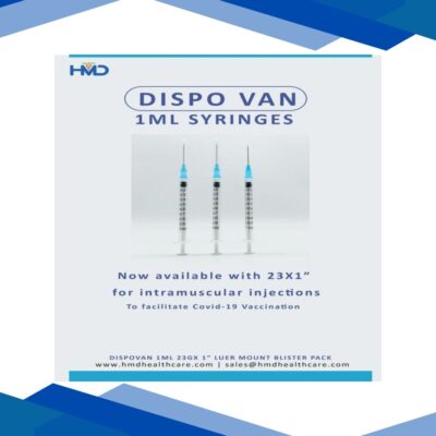 Dispovan Syringe 1 ml With 23G