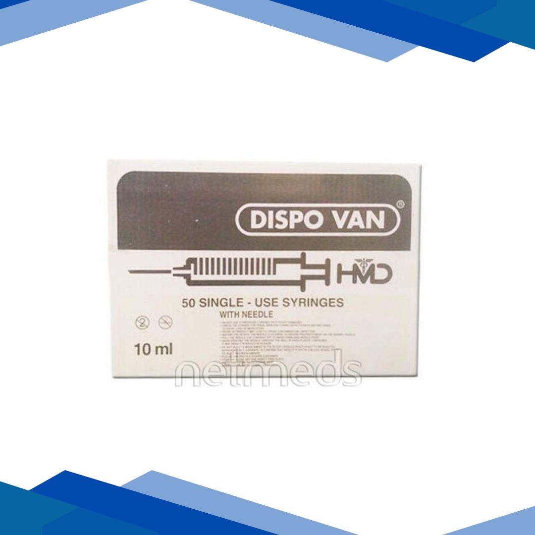 Dispovan Syringe 10 ml 50’s