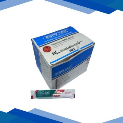 Dispovan U-40 Insulin Syringe 1 ml 31G 100’s
