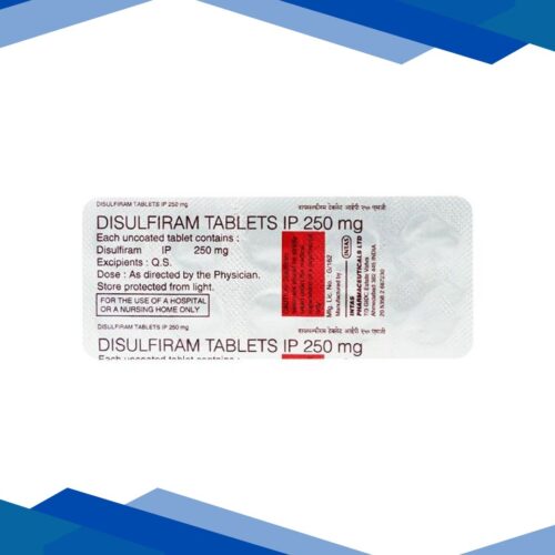 Disulfiram 250mg Tablet 10’S