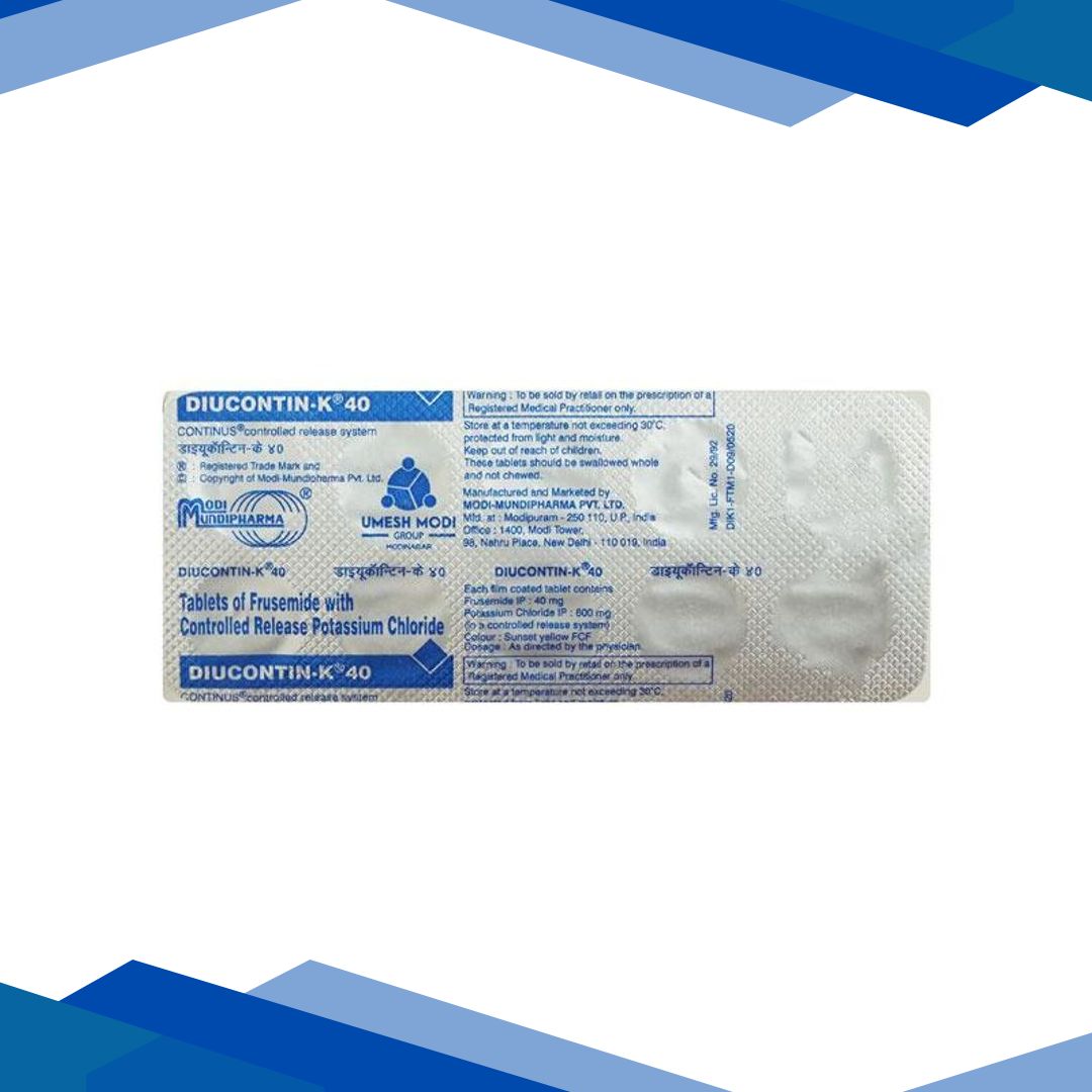 Diucontin K 40mg Tablet 10’S