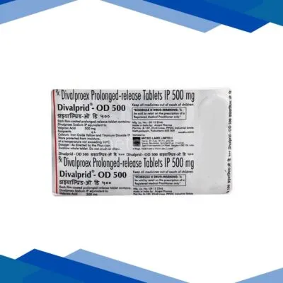 Divalprid OD 500mg Tablet 10’S