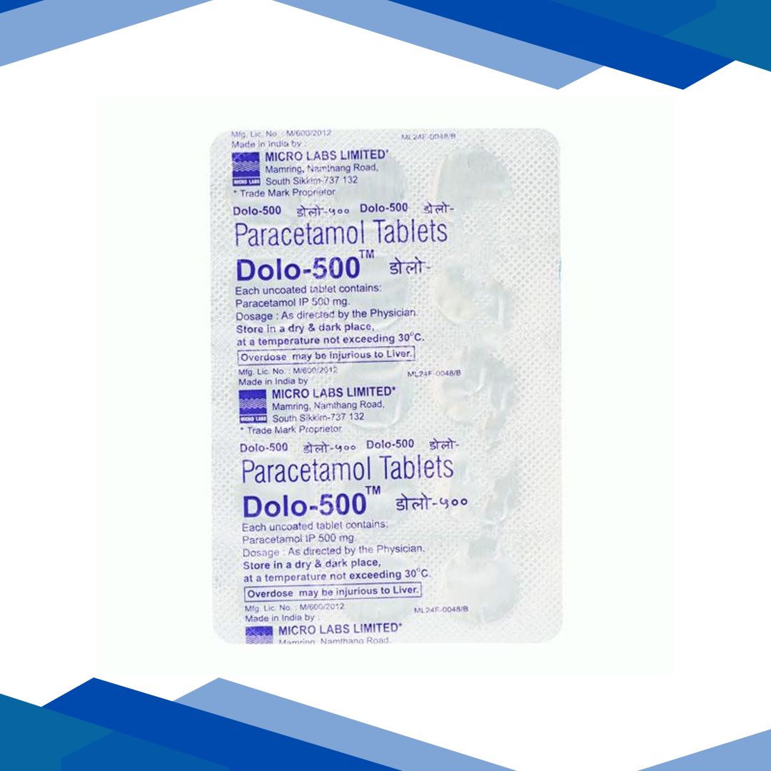 Dolo 500mg Tablet 15’S
