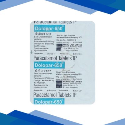 Dolopar 650mg Tablet 15’S