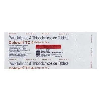 Dolowin TC 4/100mg Tablet 10’S