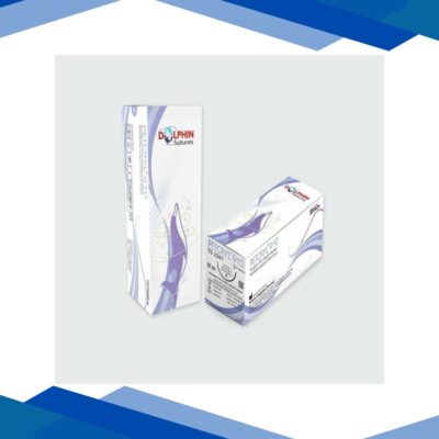 Dolphin Petcryl Plus Polyglactin 910 Coated & Braided Suture (AB 2347) (90 cm) – Violet