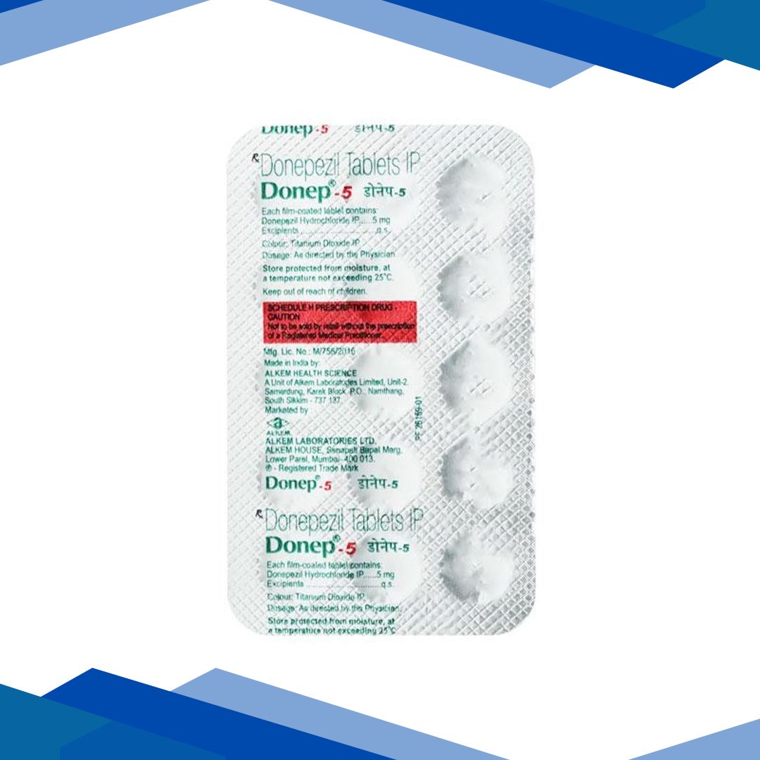 Donep 5mg Tablet 15’S