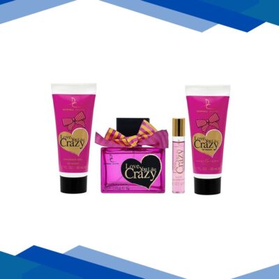 Dorall Collection Love Like Crazy Gift Set (Edt 100mland10ml + HandandBody Lotion 50ml + Showergel 50ml) 1’s