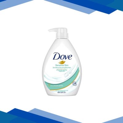 Dove Beauty Nourishing Body Wash for Sensitive Skin Effectively Soothes Fragile Skin 1000ml