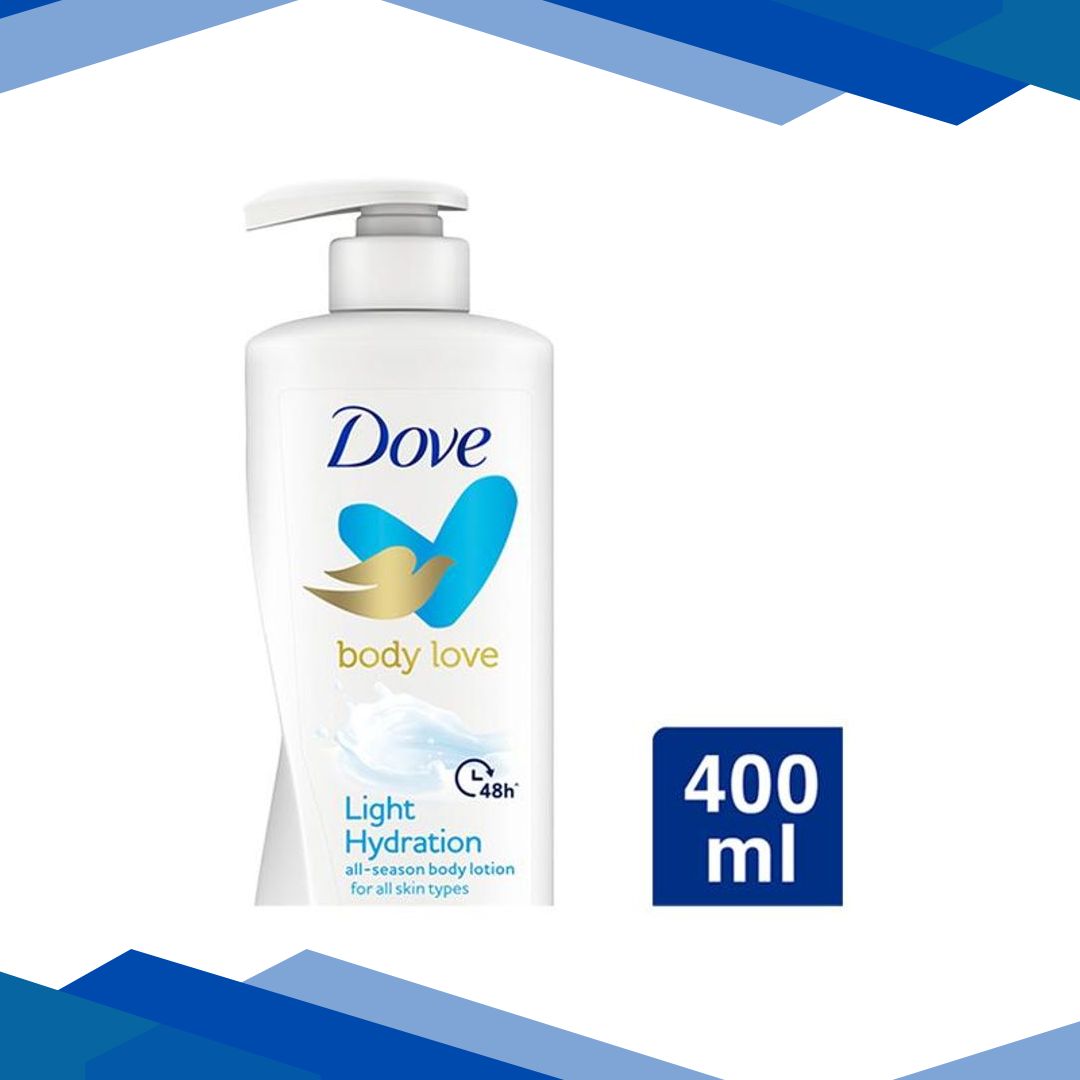 Dove Body Love Light Hydration Body Lotion Nutriduo Paraben Free 400ml