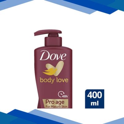 Dove Body Love Pro Age Body Lotion For Mature Skin Paraben Free 400 ml