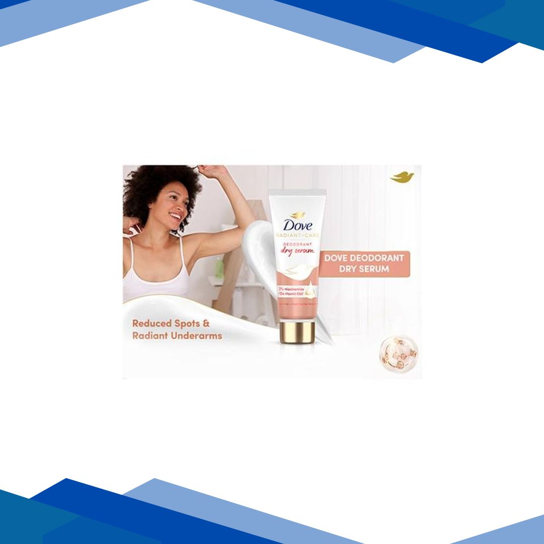 Dove Dry Serum Niacinamide + Vitamin C&E – Radiant, Even-Toned Underarms 40 ml