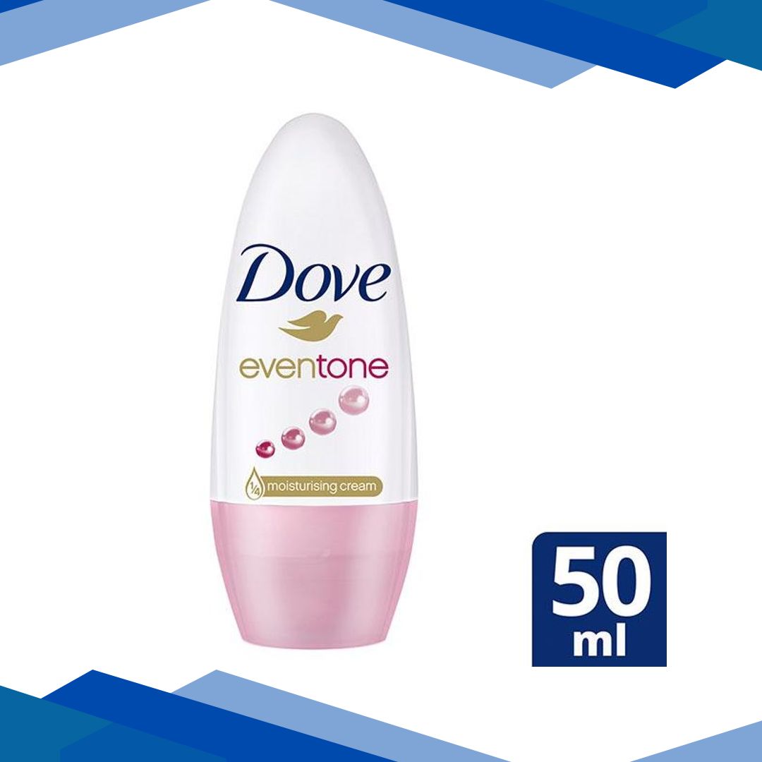 Dove Eventone Deodorant Roll On Moisturising Cream 50ml