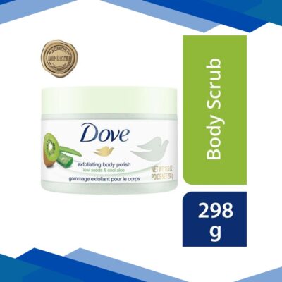 Dove Exfoliating Body Polish With Kiwi Seeds And Cool Aloe, Sulphate Free 298 gm