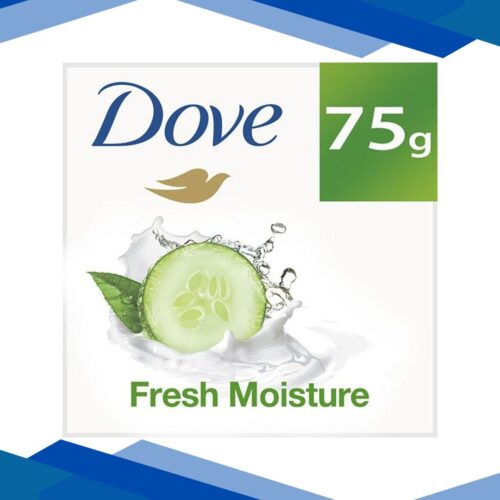 Dove Fresh Moisture Cream Beauty Bathing Bar Cucumber & Green Tea Scent Soap 75 gm