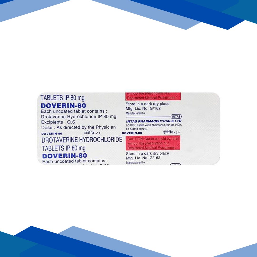 Doverin 80mg Tablet 10’S