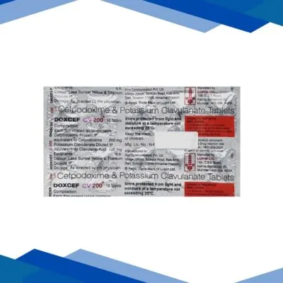 Doxcef CV 200mg Tablet 10’S