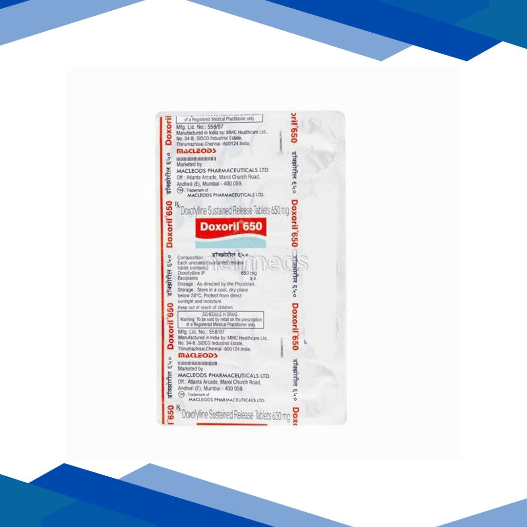 Doxoril 650mg Tablet 10’S