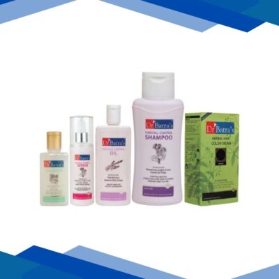 Dr Batra’s Hair Fall Control Shampoo 500 ml + Hair Fall Control Oil 200 ml + Hair Fall Control Serum 125 ml + Conditioner 100 ml + Herbal Hair Color Cream – Brown
