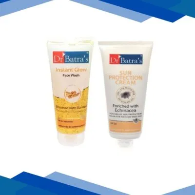 Dr Batra’s Instant Glow Face Wash 200 gm + Sun Protection Cream 100 gm