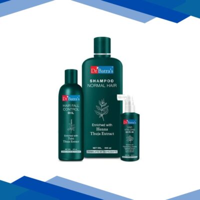 Dr Batra’s Shampoo 500 ml + Hair Fall Control Oil 200 ml + Hair Vitalizing Serum 125 ml