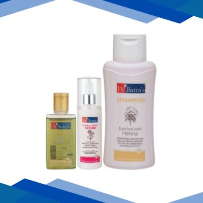 Dr Batra’s Shampoo 500 ml + Hair Oil 100 ml + Hair Fall Control Serum 125 ml
