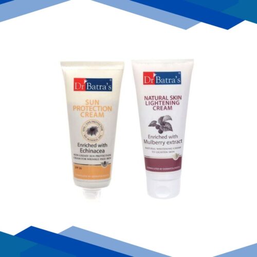Dr Batra’s Skin Care Kit (Sun Protection SPF 30 Cream + Natural Skin Lightening Cream)