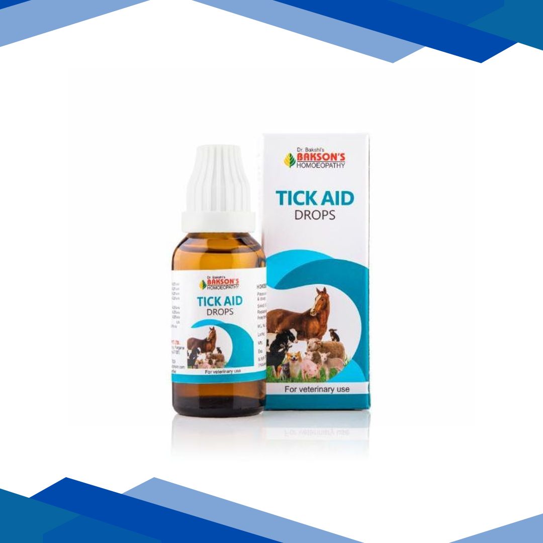 Dr. Bakshi’s Bakson’s Homoeopathy Tick Aid Drops (Veterinary) 30 ml