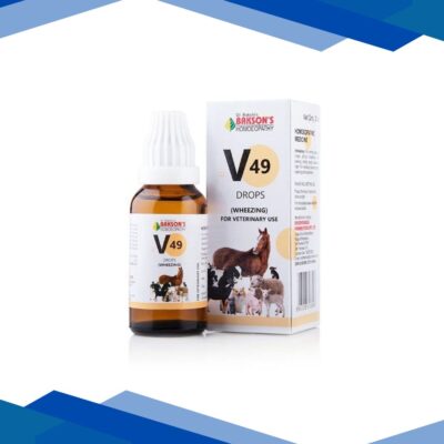 Dr. Bakshi’s Bakson’s Homoeopathy V49 Wheezing Drops (Veterinary) 30 ml