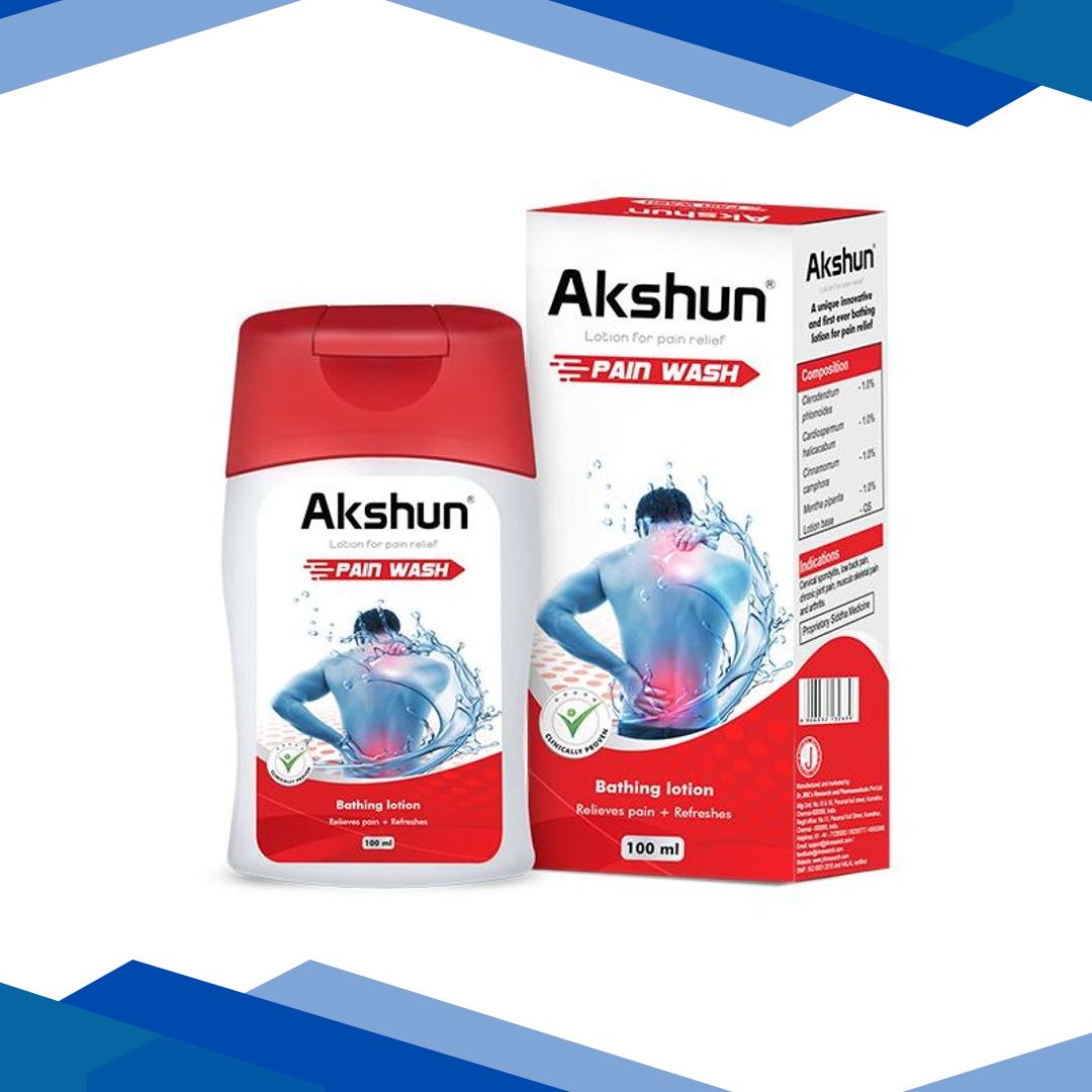 Dr. JRK’s Akshun Pain Wash Bathing Lotion 100 ml