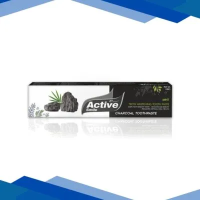 Dr. Morepen Active Smile Charcoal Toothpaste – Mint 100 gm
