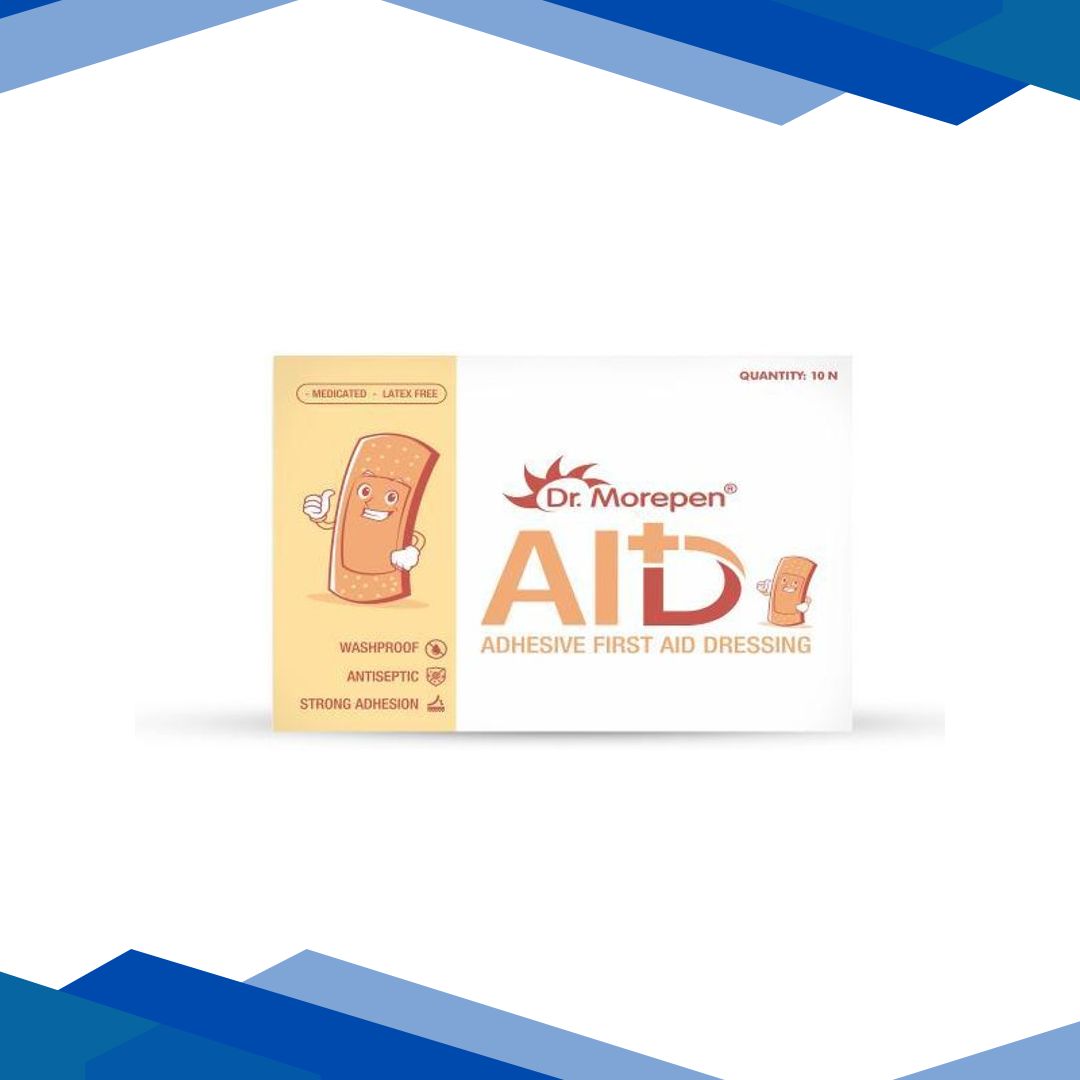 DR. MOREPEN AID Adhesive First Aid Dressing Bandaid 10’s