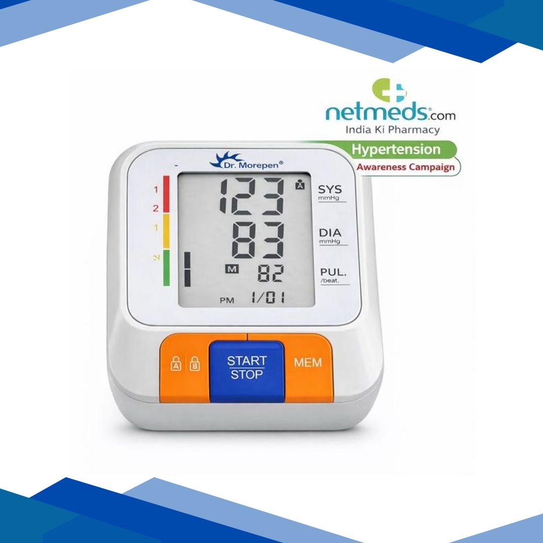 Dr. Morepen Blood Pressure Monitor Fully Automatic (BP-15) 1’s