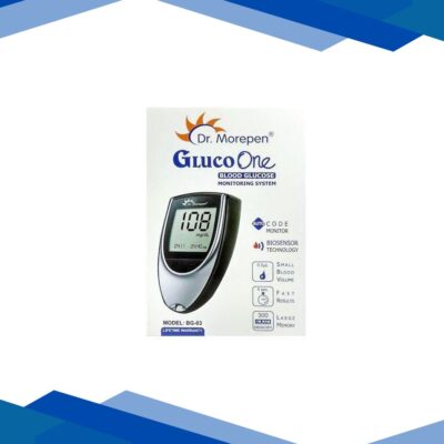Dr. Morepen GlucoOne BG03 Blood Glucose Monitor Meter 1’s
