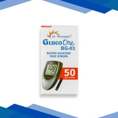 Dr. Morepen GlucoOne BG03 Blood Glucose Test Strips 50’s