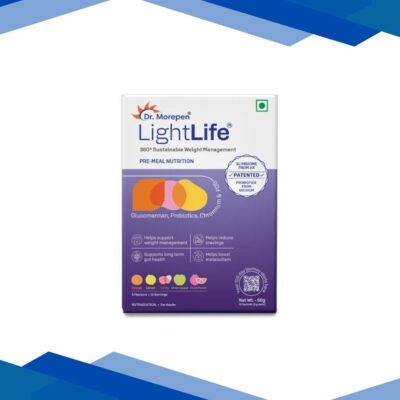 Dr. Morepen LightLife Pre-Meal Nutrition Sachets – Assorted Flavour (Pack Of 10 x 5 g)