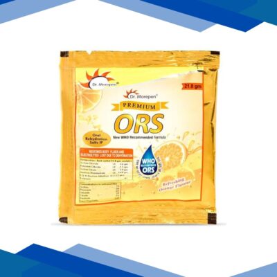 Dr. Morepen Premium ORS Powder – Orange (Pack of 5 x 21.8 gm)