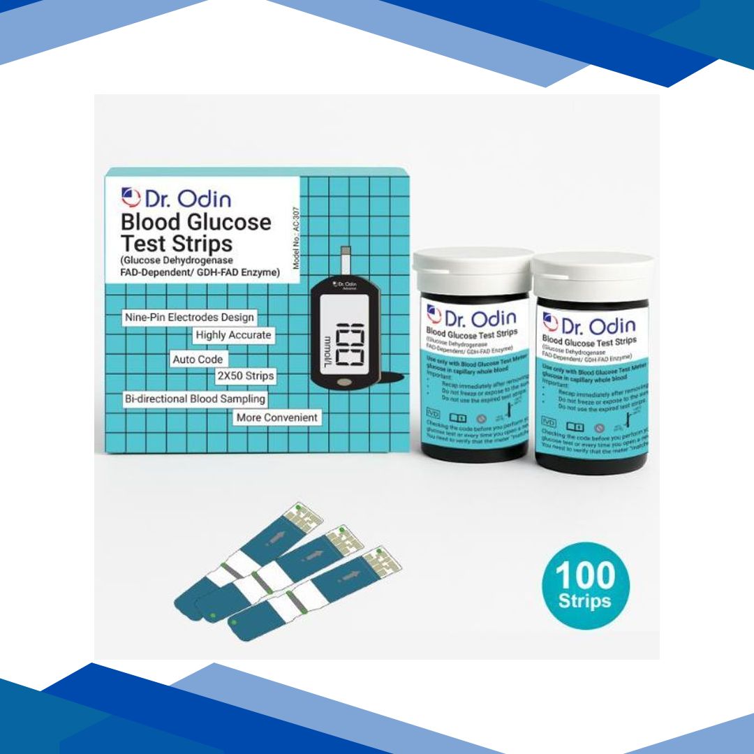 Dr. Odin Blood Glucose Test Strips – (GDH-FAD) (AC-307) 100’s