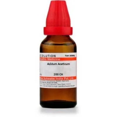 Dr. Willmar Schwabe Acidum Aceticum 200CH Drops 30 ml