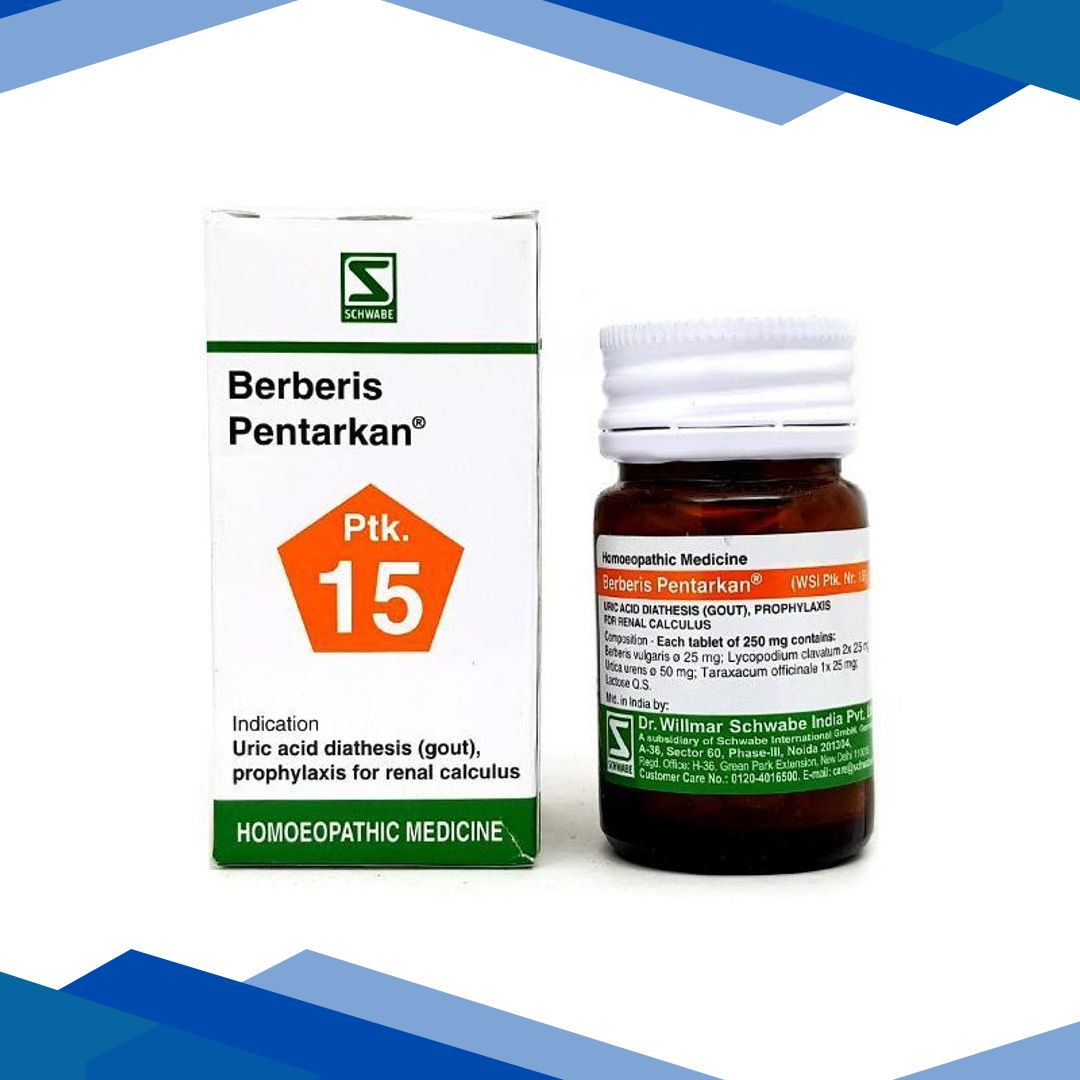 Dr. Willmar Schwabe Berberis Pentarkan 1X Tablet 20 gm