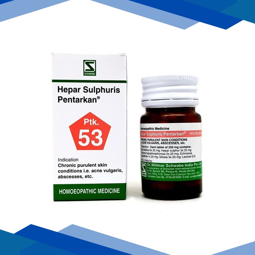 Dr. Willmar Schwabe Hepar Sulphuris Pentarkan Ptk 53 Tablet 20 g