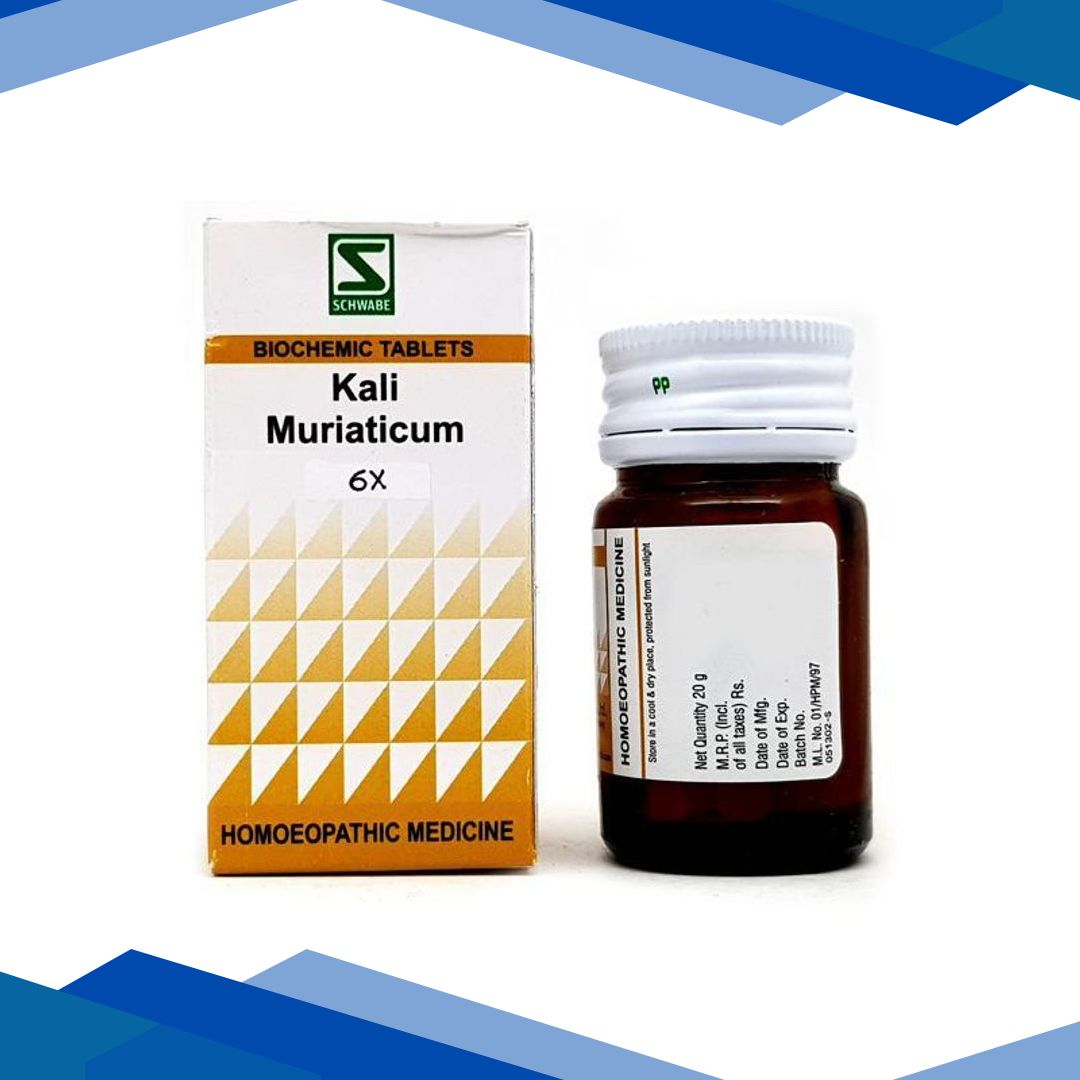 Dr. Willmar Schwabe Kalium Muriaticum 6X Tablet 20 gm