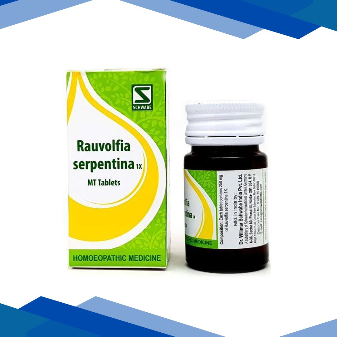 Dr. Willmar Schwabe Rauwolfia Serpentina 1X MT Tablet 20 g
